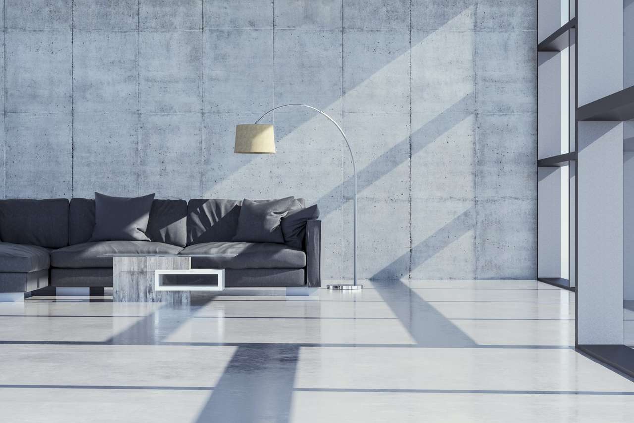 Das Designhaus mit Rück- und Vorsprung