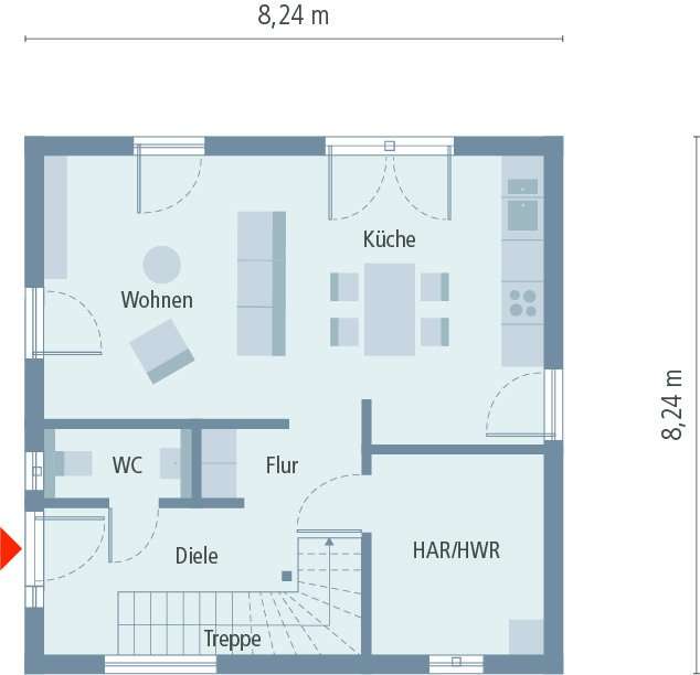 KOMPAKTES HAUS - DURCHDACHT BIS IN DEN LETZTEN WINKEL