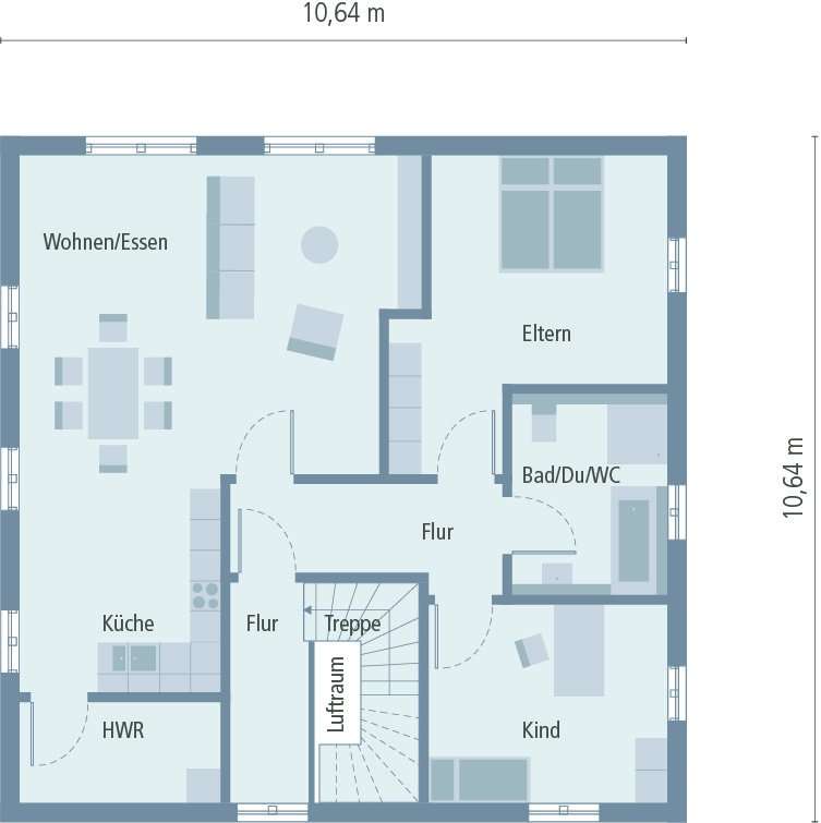 UNSER 2-GE­NE­RA­TIO­NEN-HAUS: BESONDERER KOMFORT FÜR BESONDERE ANSPRÜCHE