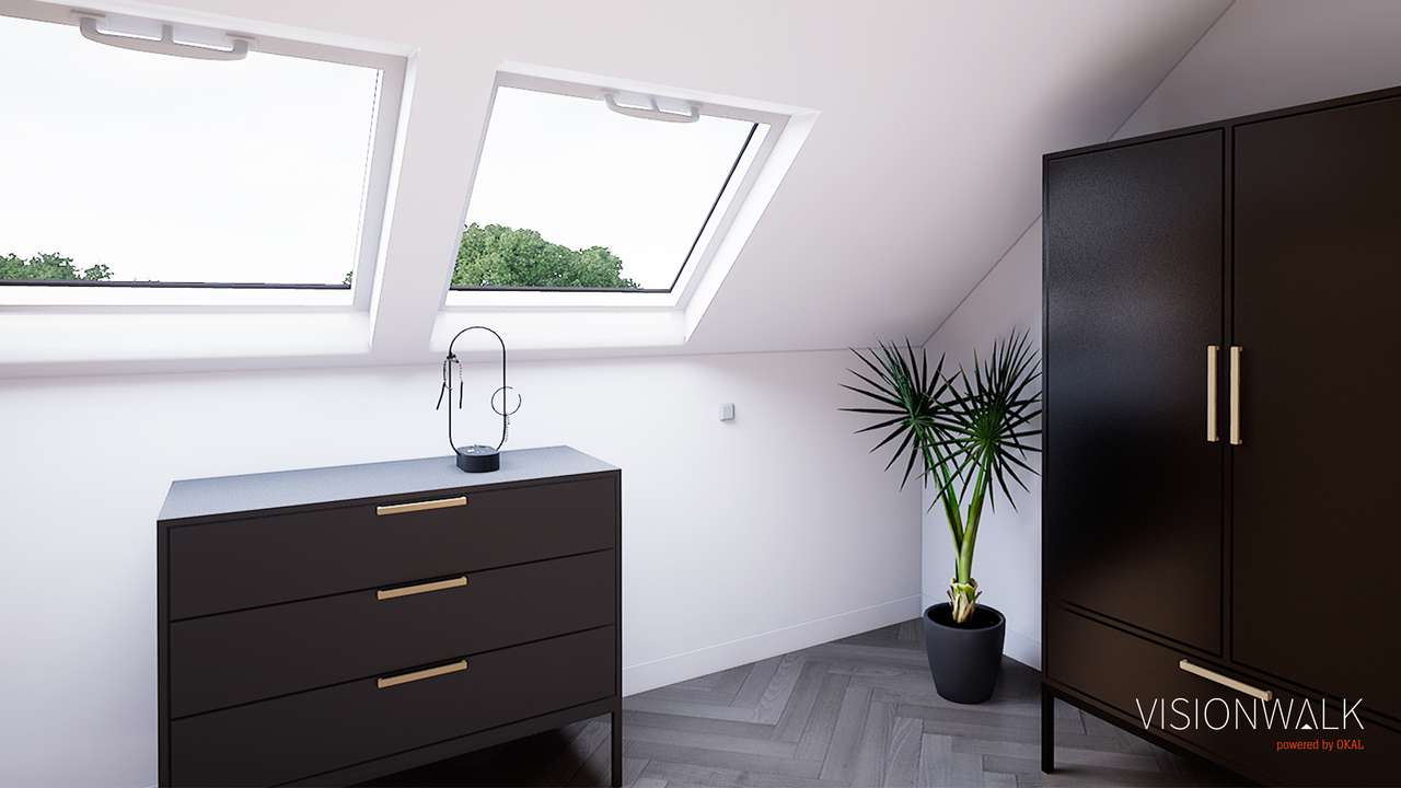 DOPPELHAUS MIT ALLEM DRUM UND DRAN