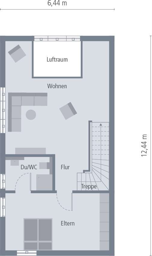 DAS GROSSE DOPPELHAUS FÜR SCHMALE GRUNDSTÜCKE