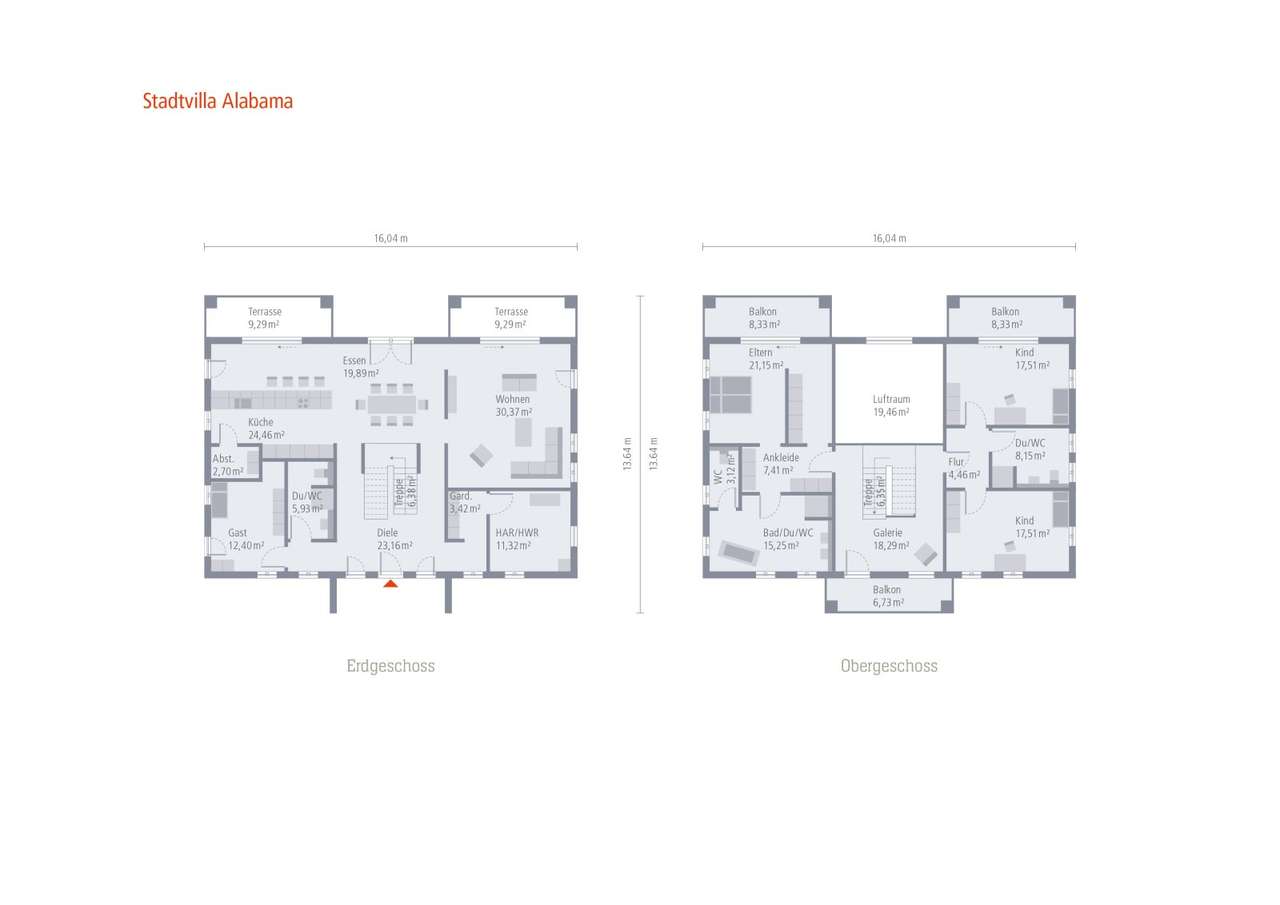 Stadtvilla mit Süd­staa­ten­flair