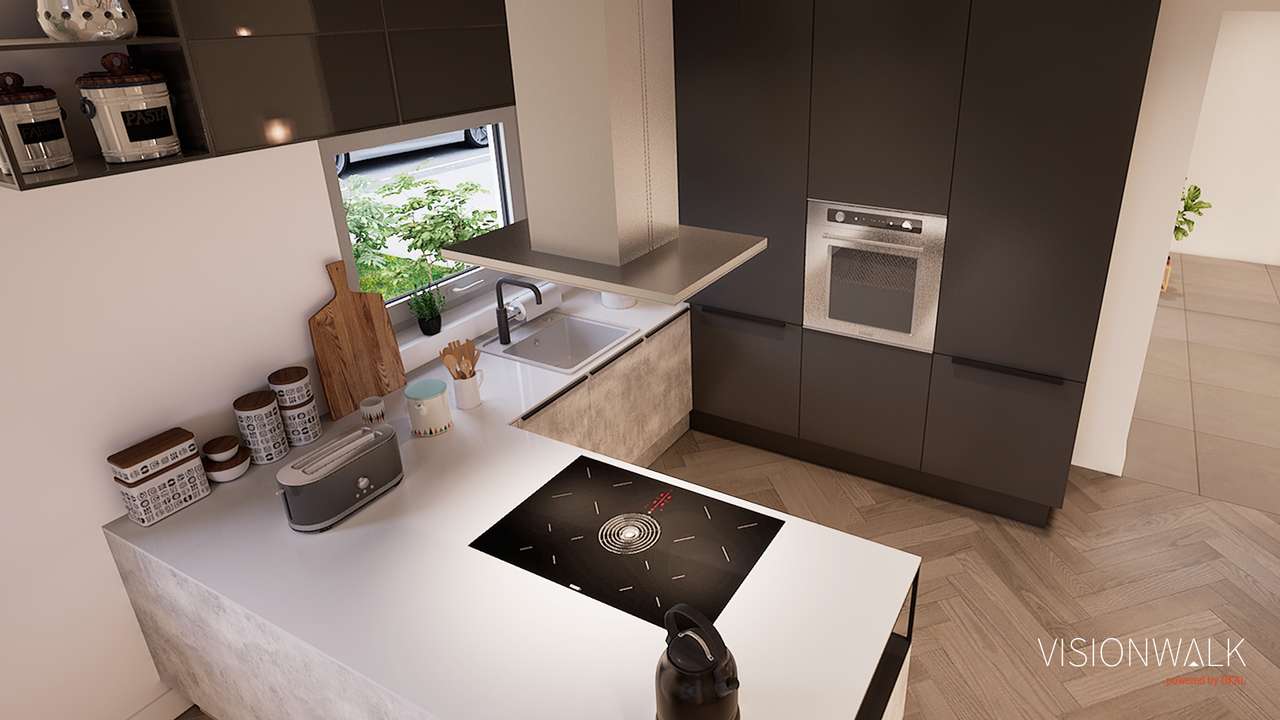 DOPPELHAUS MIT ALLEM DRUM UND DRAN