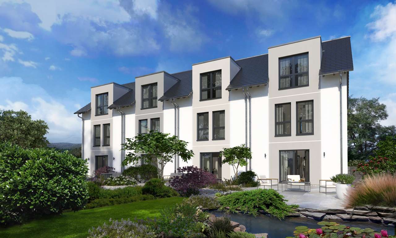 Reihenhäuser – innovativ und zukunftsweisend  MODERNE ARCHITEKTUR MIT DEM PLUS AN WOHNKOMFORT   ENER