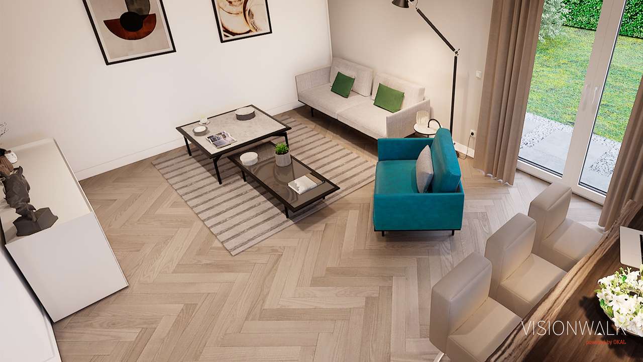 DOPPELHAUS MIT ALLEM DRUM UND DRAN