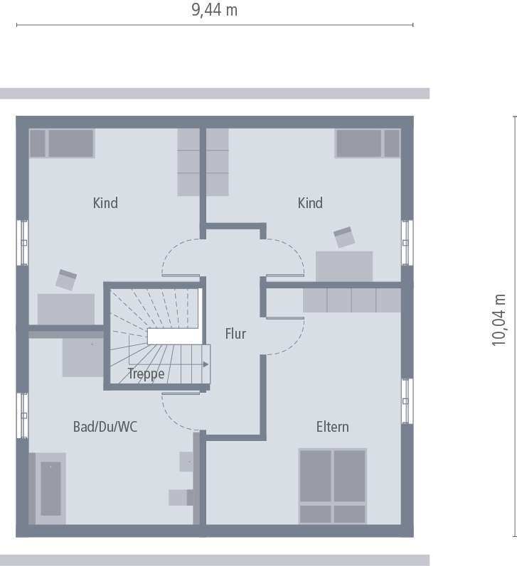KOMPAKTES EINFAMILIENHAUS MIT RÜCKZUGSMÖGLICHKEITEN