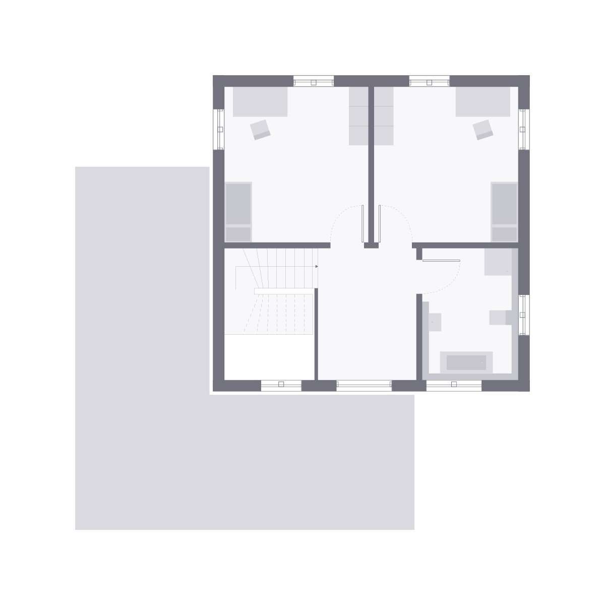 Clever um die Ecke gedacht - wohnen mit Anbau