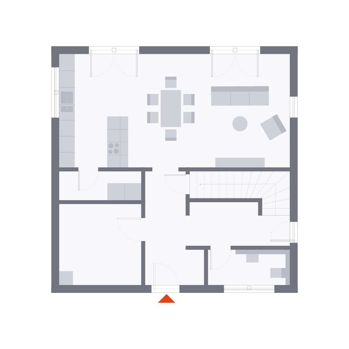 Reizendes Haus für kleine Familie