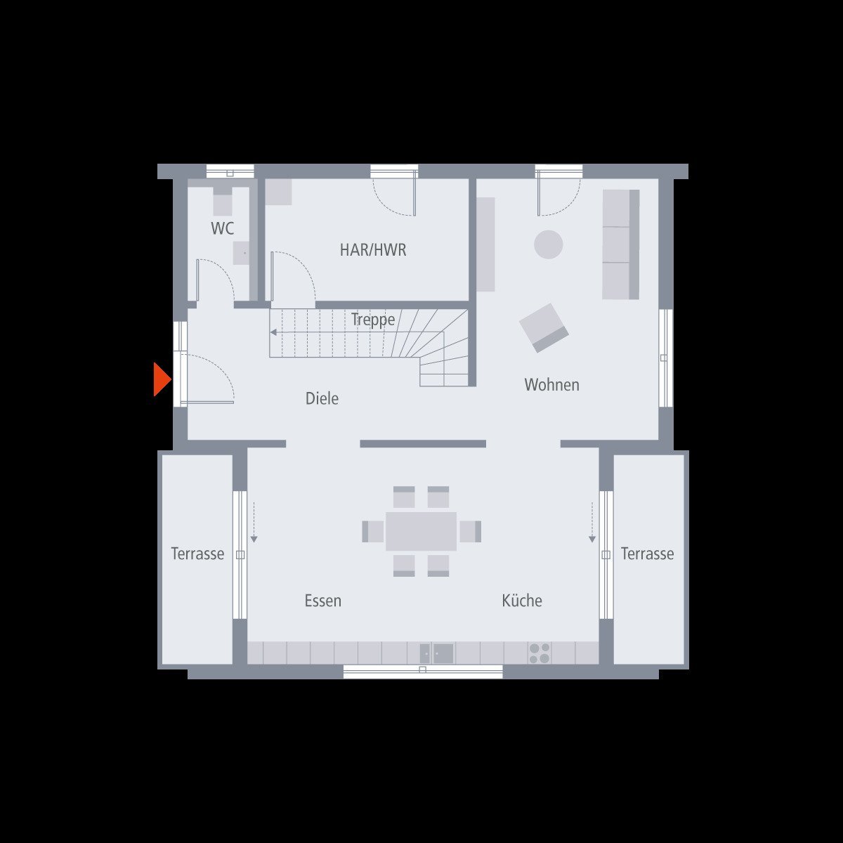 LUXURIÖSES HAUS MIT VIEL LICHT