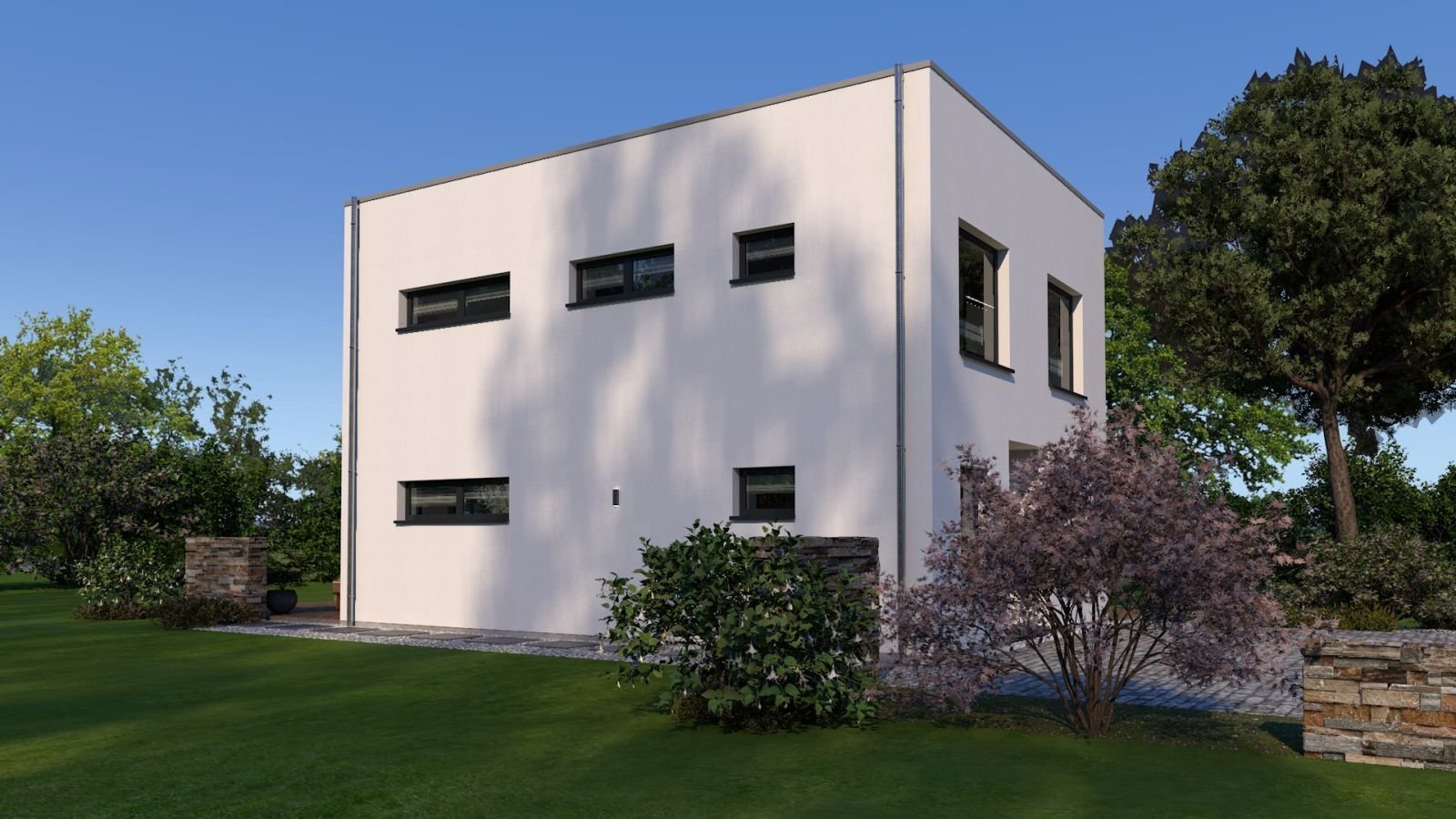 EIN­FA­MI­LI­EN­HAUS MIT BESONDERER ARCHITEKTUR