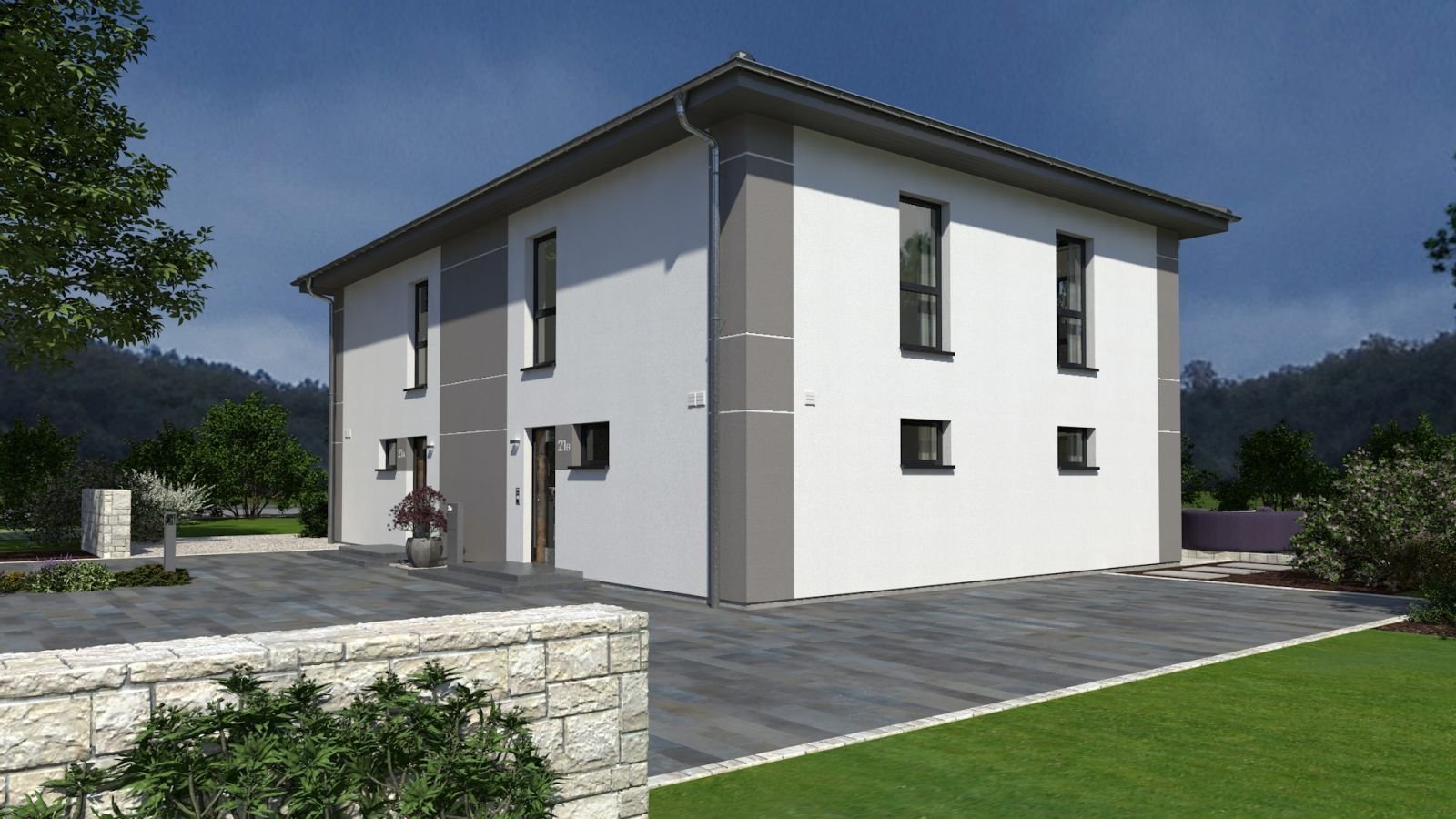 DOPPELHAUS MIT BESONDERER AUSSTRAHLUNG
