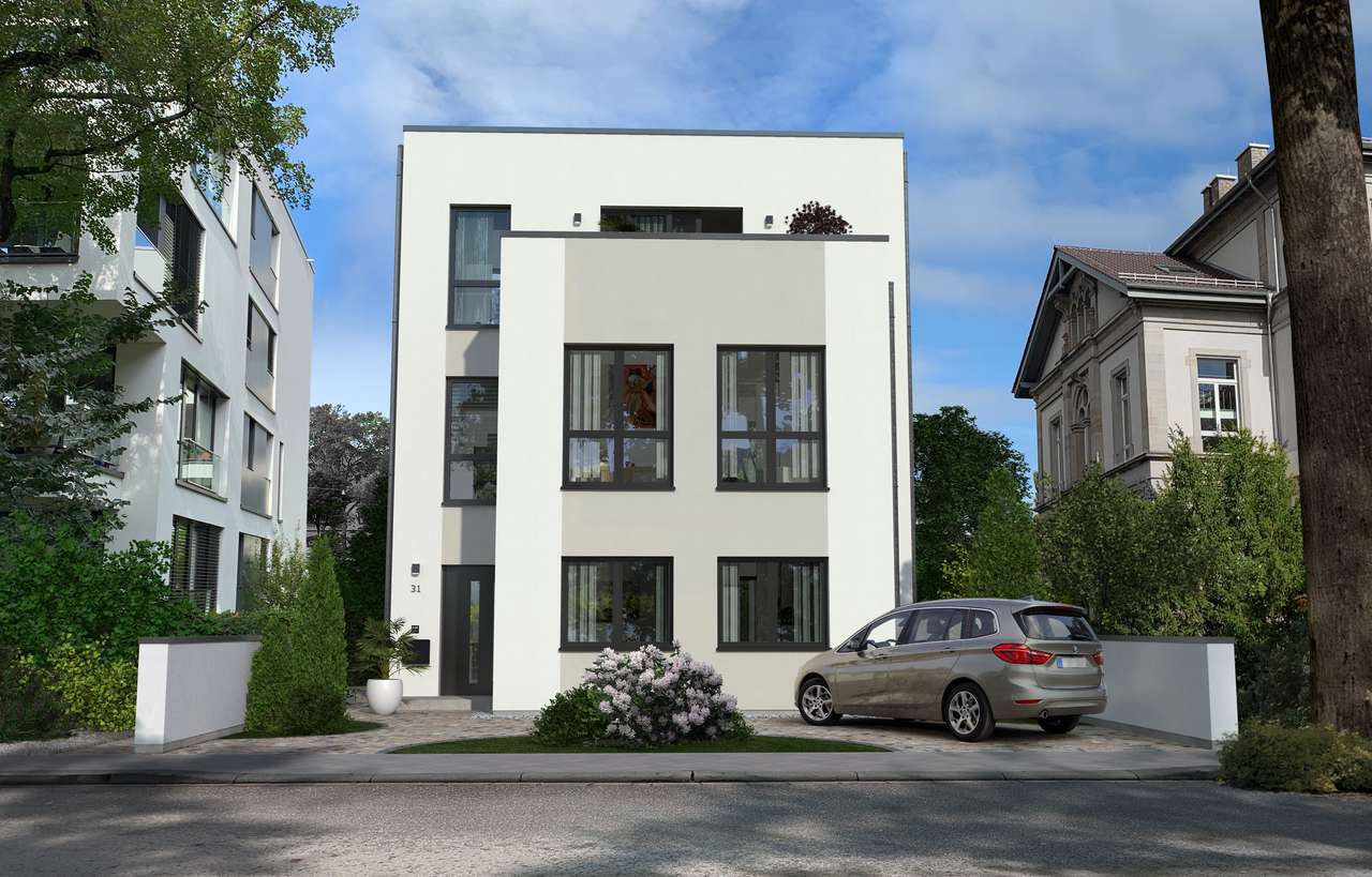 Townhouse_Flach_Eingang_Villen Townhouse_Flach_Eingang_Villen