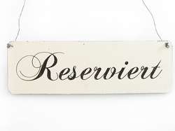 RESERVIERT